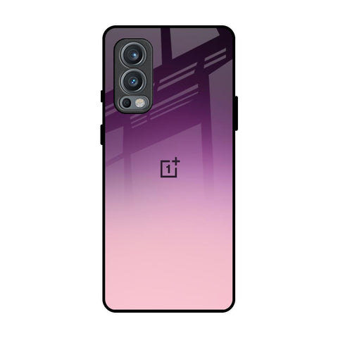 Purple Gradient OnePlus Nord 2 Glass Back Cover Online