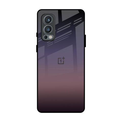 Grey Ombre OnePlus Nord 2 Glass Back Cover Online