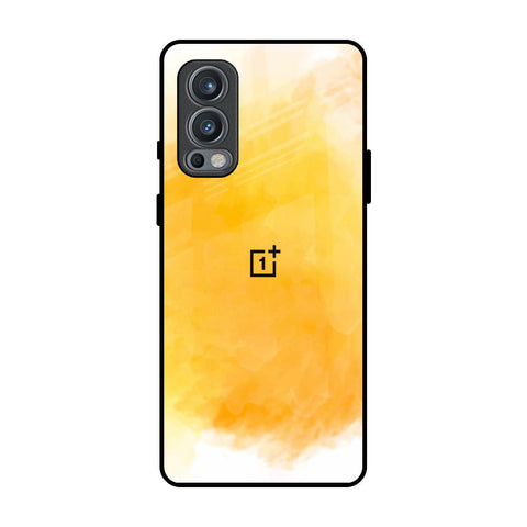 Rustic Orange OnePlus Nord 2 Glass Back Cover Online