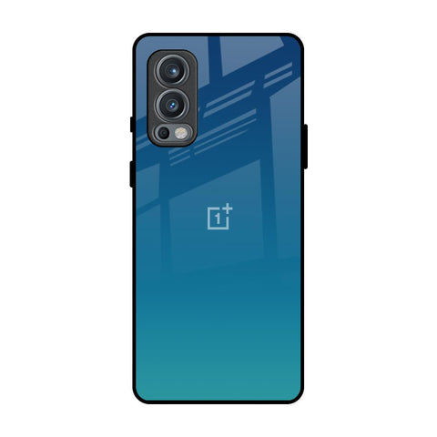 Celestial Blue OnePlus Nord 2 Glass Back Cover Online