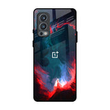 Brush Art OnePlus Nord 2 Glass Back Cover Online