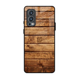 Wooden Planks OnePlus Nord 2 Glass Back Cover Online