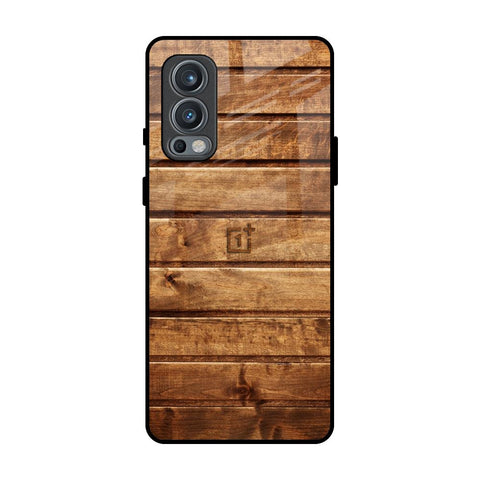 Wooden Planks OnePlus Nord 2 Glass Back Cover Online