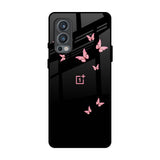 Fly Butterfly OnePlus Nord 2 Glass Back Cover Online