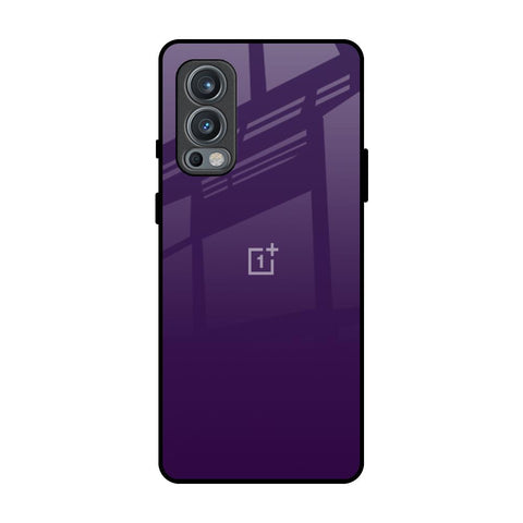 Dark Purple OnePlus Nord 2 Glass Back Cover Online