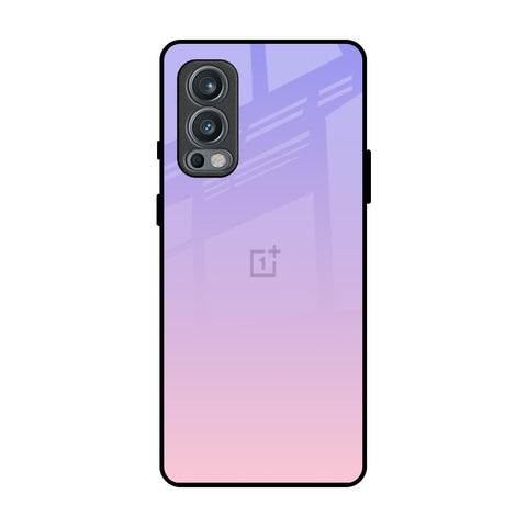 Lavender Gradient OnePlus Nord 2 Glass Back Cover Online