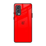 Blood Red OnePlus Nord 2 Glass Back Cover Online