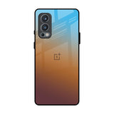 Rich Brown OnePlus Nord 2 Glass Back Cover Online