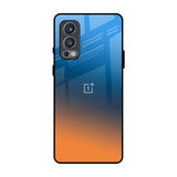 Sunset Of Ocean OnePlus Nord 2 Glass Back Cover Online