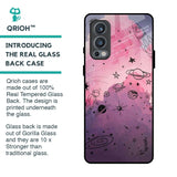 Space Doodles Glass Case for OnePlus Nord 2