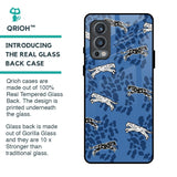 Blue Cheetah Glass Case for OnePlus Nord 2