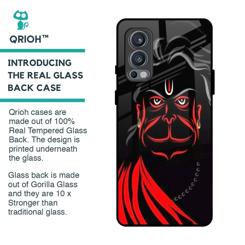 Lord Hanuman Glass Case For OnePlus Nord 2