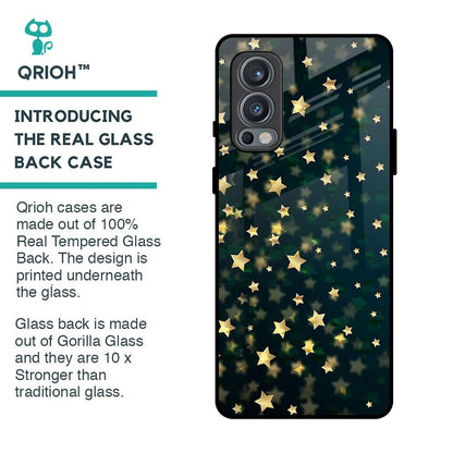 Dazzling Stars Glass Case For OnePlus Nord 2