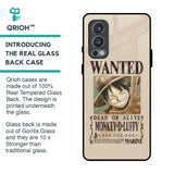 Luffy Wanted Glass Case for OnePlus Nord 2