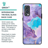 Alcohol ink Marble Glass Case for OnePlus Nord 2