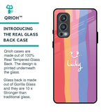 Lucky Abstract Glass Case for OnePlus Nord 2