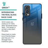 Blue Grey Ombre Glass Case for OnePlus Nord 2