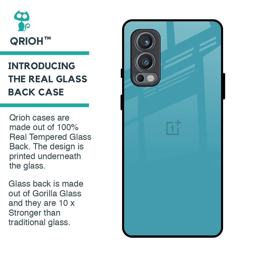 Oceanic Turquiose Glass Case for OnePlus Nord 2