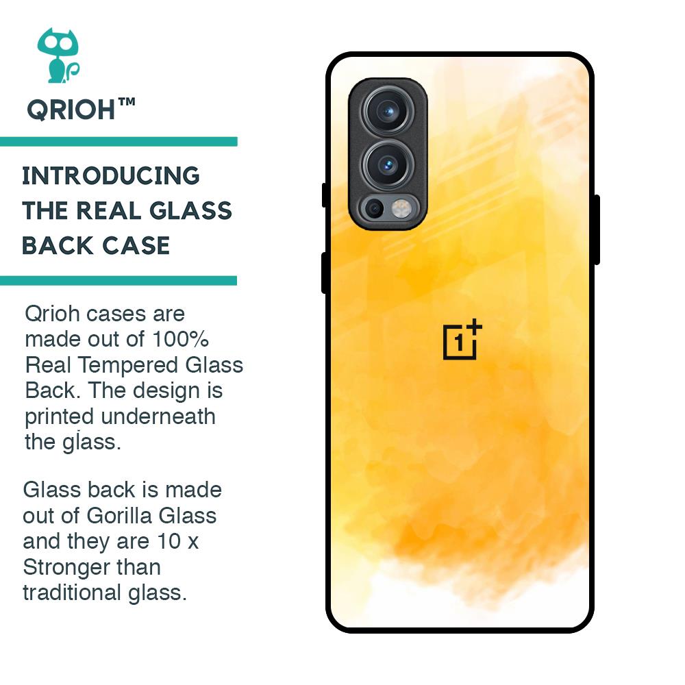 Rustic Orange Glass Case for OnePlus Nord 2