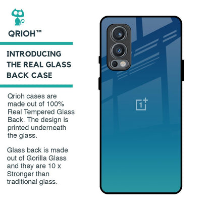 Celestial Blue Glass Case For OnePlus Nord 2