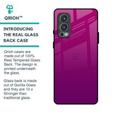 Magenta Gradient Glass Case For OnePlus Nord 2