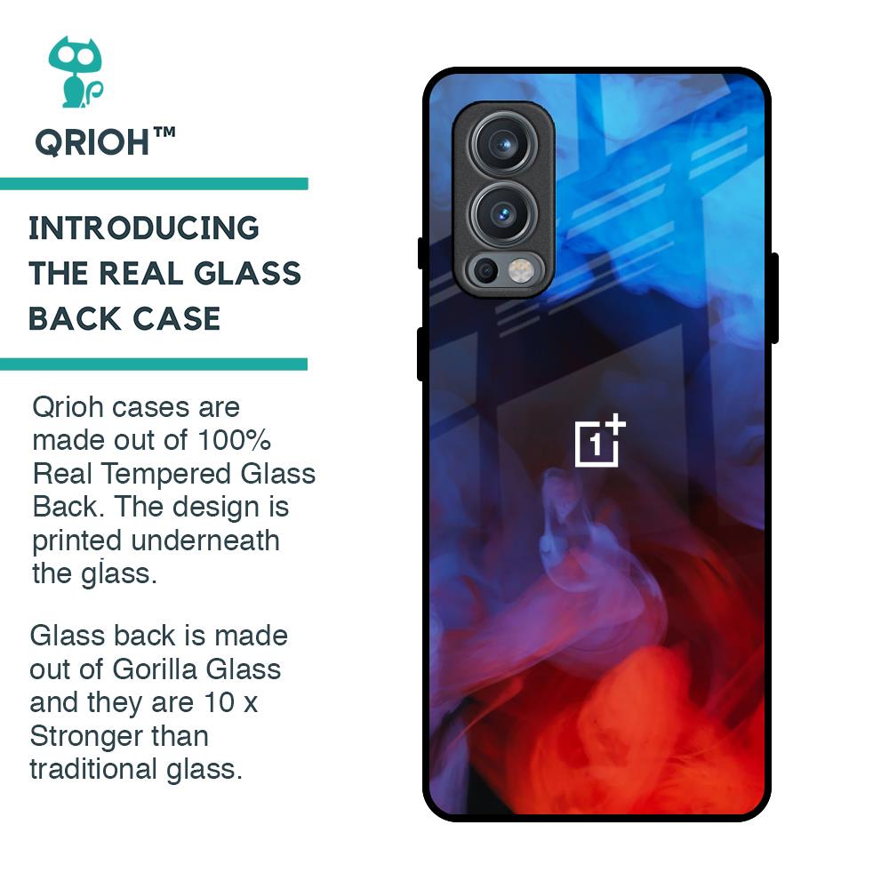 Dim Smoke Glass Case for OnePlus Nord 2