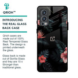 Tropical Art Flower Glass Case for OnePlus Nord 2
