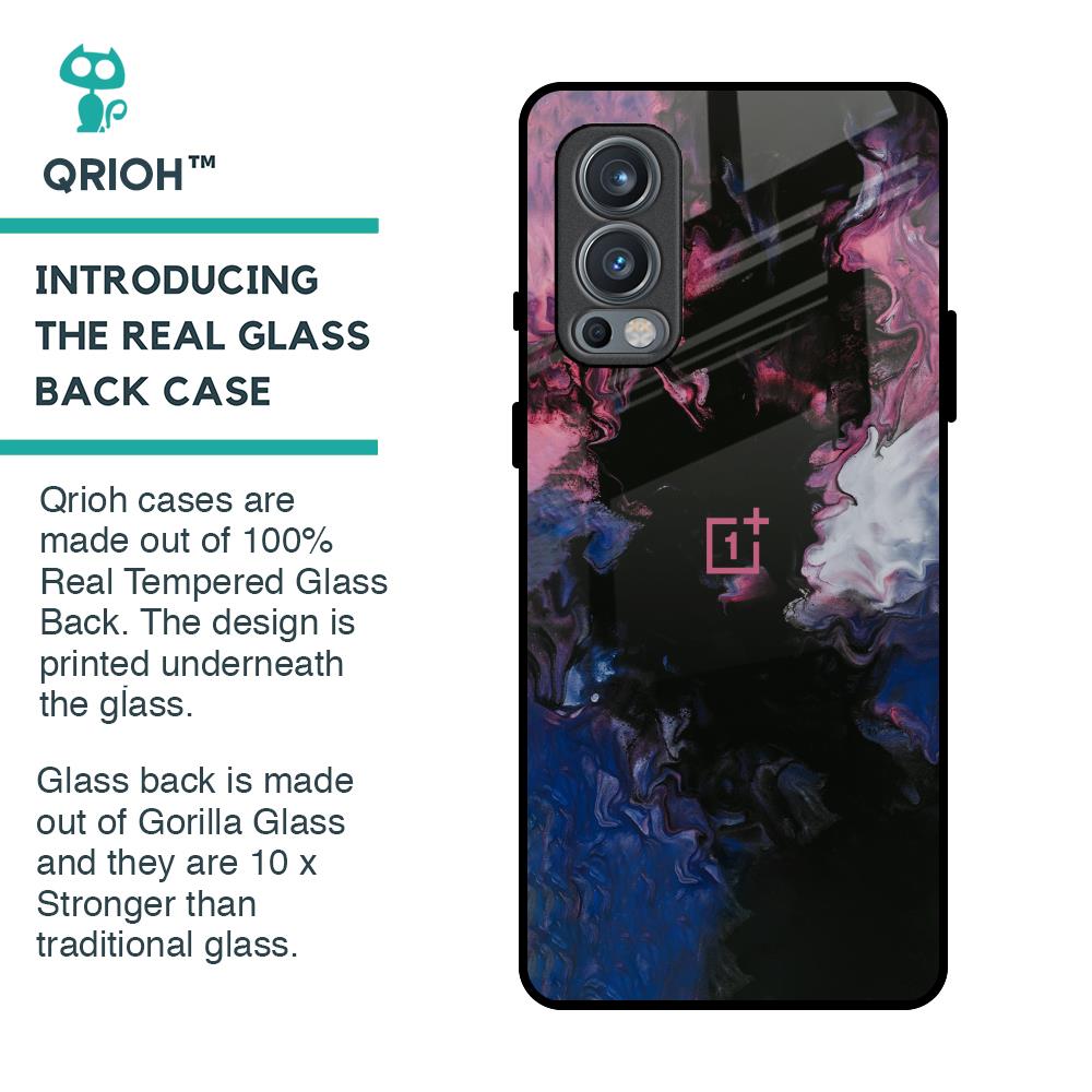 Smudge Brush Glass case for OnePlus Nord 2