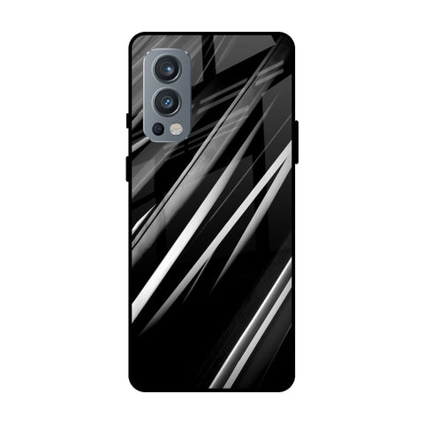 Black & Grey Gradient OnePlus Nord 2 Glass Cases & Covers Online