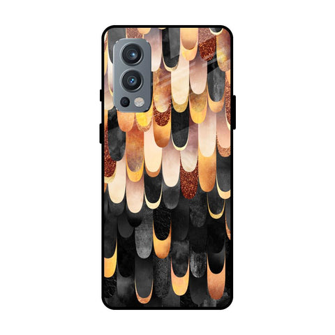 Bronze Abstract OnePlus Nord 2 Glass Cases & Covers Online
