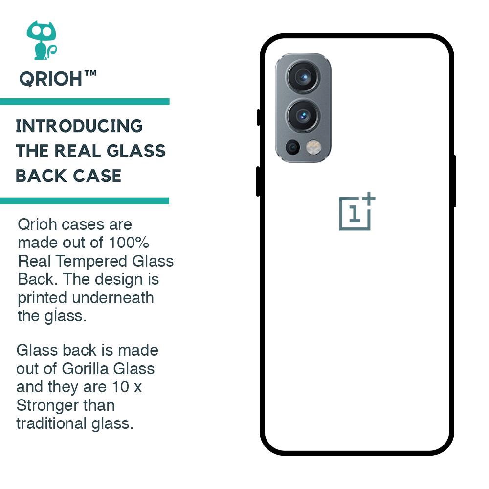 Arctic White Glass Case for OnePlus Nord 2