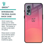 Sunset Orange Glass Case for OnePlus Nord 2