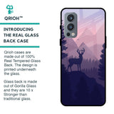 Deer In Night Glass Case For OnePlus Nord 2