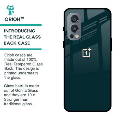 Hunter Green Glass Case For OnePlus Nord 2
