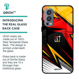 Race Jersey Pattern Glass Case For OnePlus Nord 2