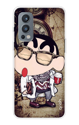 Nerdy Shinchan OnePlus Nord 2 Back Cover