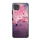 Space Doodles Samsung Galaxy A22 5G Glass Back Cover Online