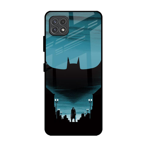 Cyan Bat Samsung Galaxy A22 5G Glass Back Cover Online