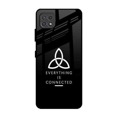 Everything Is Connected Samsung Galaxy A22 5G Glass Back Cover Online