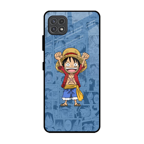 Chubby Anime Samsung Galaxy A22 5G Glass Back Cover Online