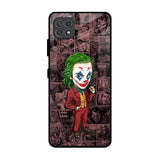 Joker Cartoon Samsung Galaxy A22 5G Glass Back Cover Online