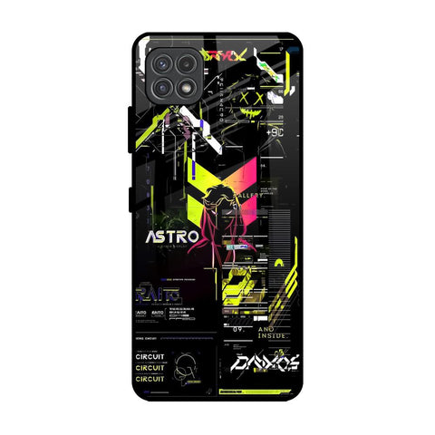 Astro Glitch Samsung Galaxy A22 5G Glass Back Cover Online