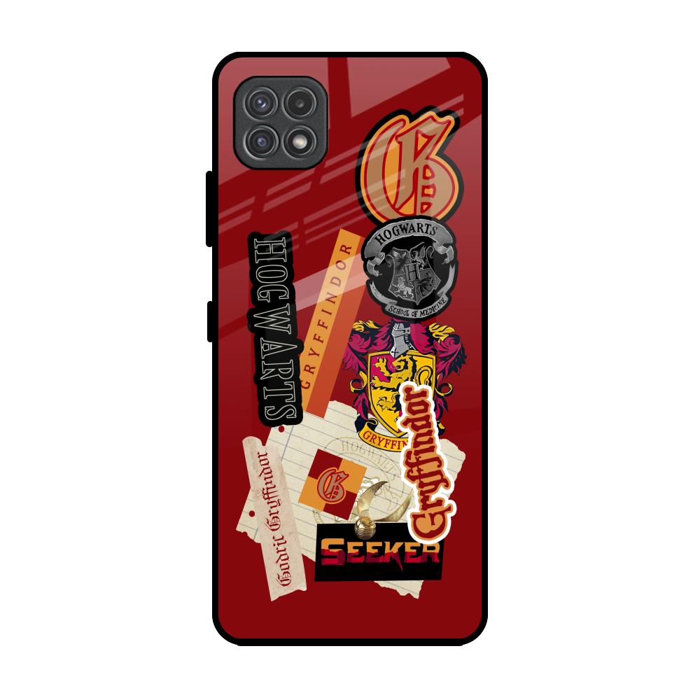 Gryffindor Samsung Galaxy A22 5G Glass Back Cover Online