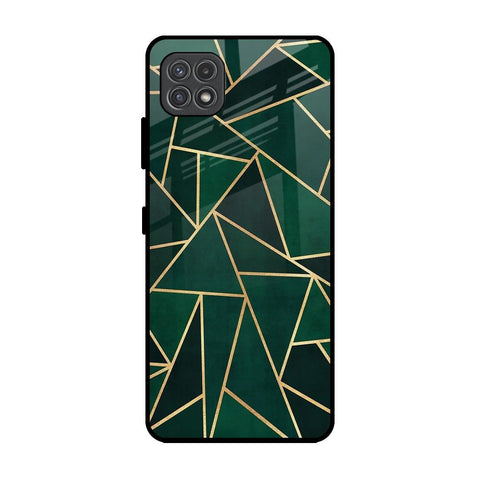 Abstract Green Samsung Galaxy A22 5G Glass Back Cover Online