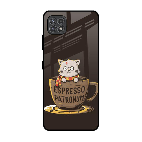 Tea With Kitty Samsung Galaxy A22 5G Glass Back Cover Online