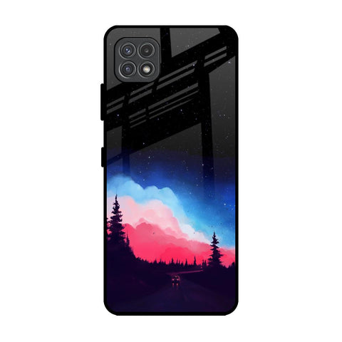 Drive In Dark Samsung Galaxy A22 5G Glass Back Cover Online