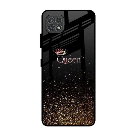 I Am The Queen Samsung Galaxy A22 5G Glass Back Cover Online