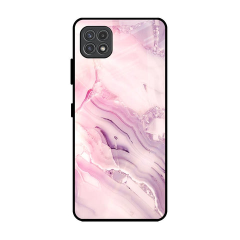 Diamond Pink Gradient Samsung Galaxy A22 5G Glass Back Cover Online