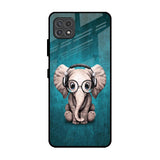 Adorable Baby Elephant Samsung Galaxy A22 5G Glass Back Cover Online