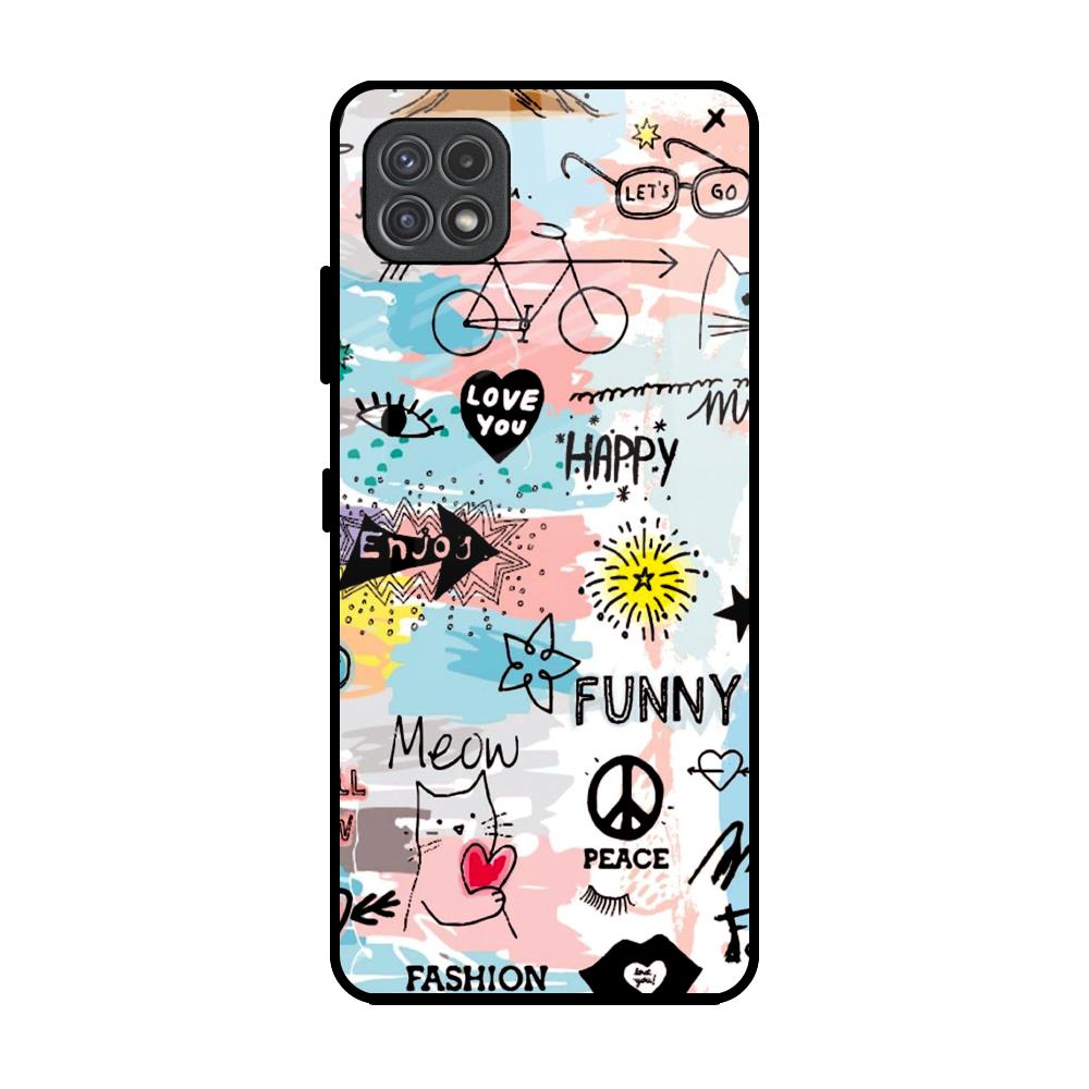 Just For You Samsung Galaxy A22 5G Glass Back Cover Online